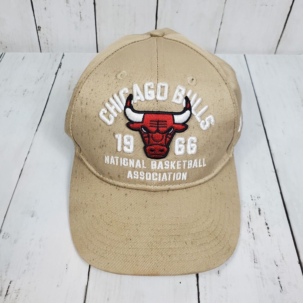NBA Chicago Bulls Ultra Game 1966 Adjustable Hat Khaki One Size Fits All